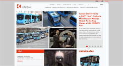 Desktop Screenshot of en.karsan.com.tr