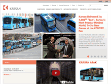 Tablet Screenshot of en.karsan.com.tr